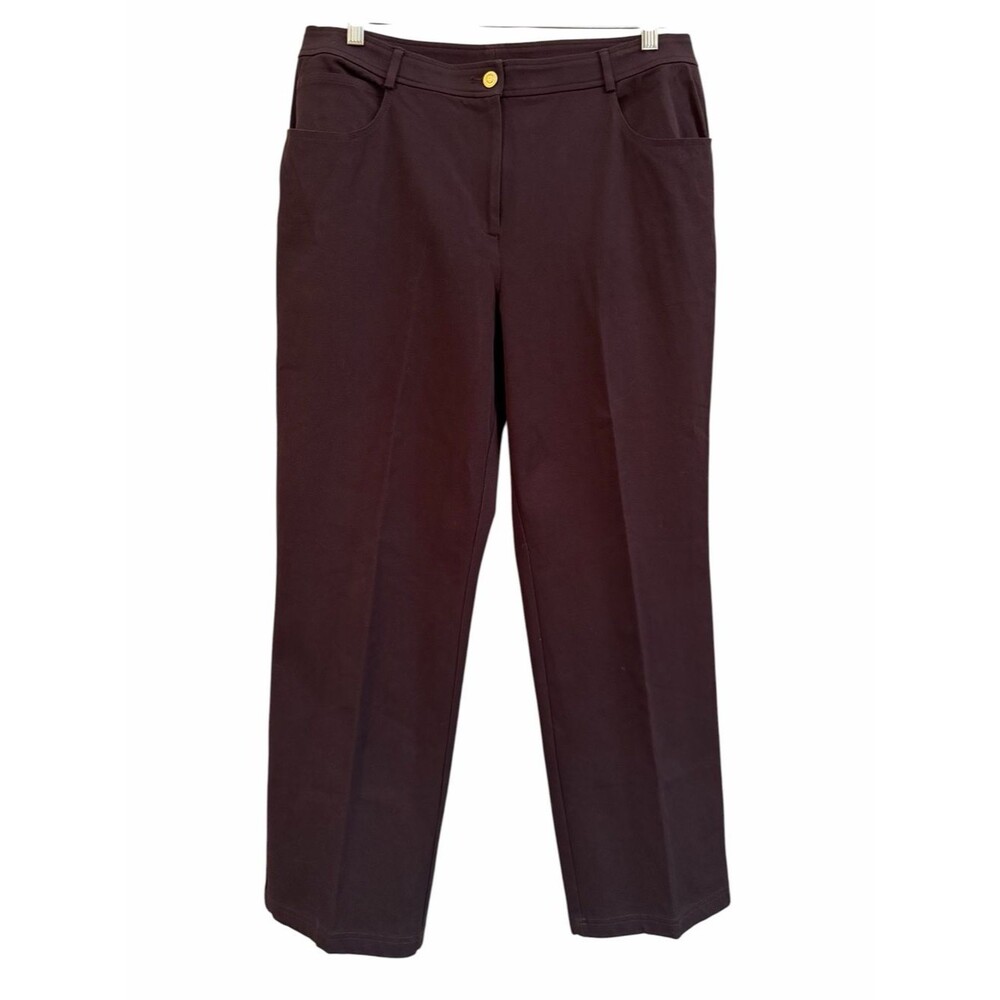 St John Brown Stretch Denim Jean Pant Trouser Womens 14 Straight Elevated Casual